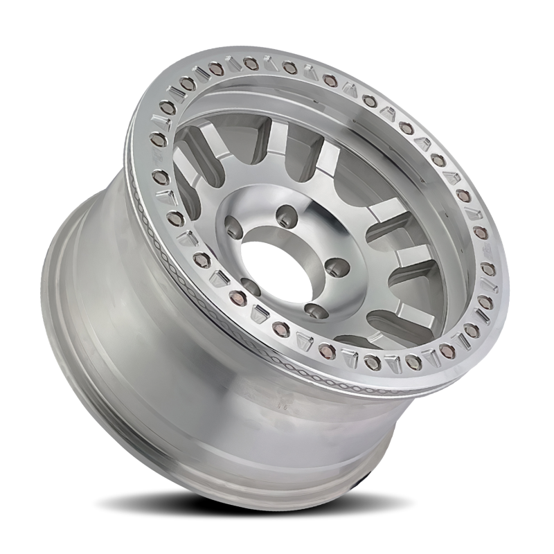 Dirty Life Canyon Race 17x9 cast wheel with 5x127 bolt pattern, -38mm offset, machined finish, 71.5mm hub, off-road style