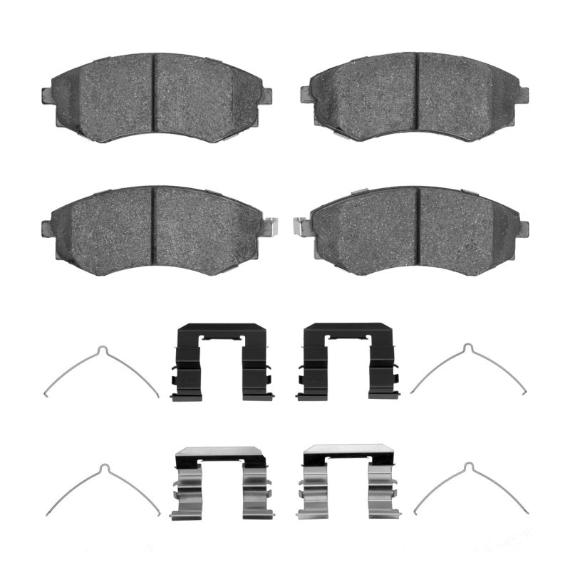 Hyundai Sonata R1 Concepts OE front ceramic brake pads and hardware kit for reliable stopping power and brake system maintenance.