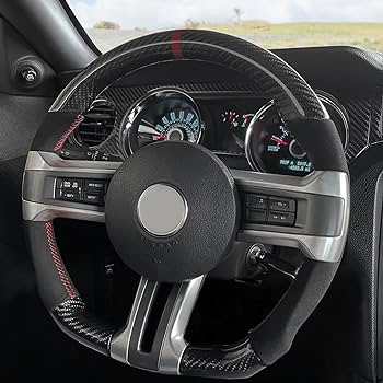 2010 - 2014 Ford Mustang S197 - Custom Carbon Fiber Steering Wheel with options
