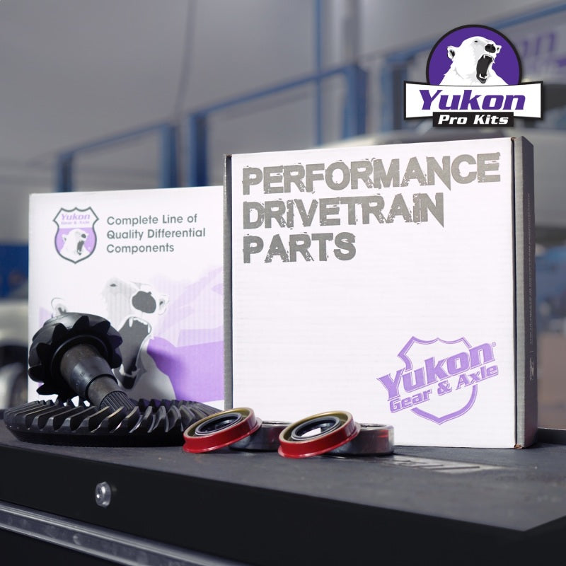 Yukon Gear 8.6in GM 3.73 Rear Ring & Pinion Install Kit Axle Bearings and Seal