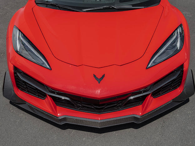 2023+ CHEVROLET CORVETTE C8 Z06 & E-RAY | CARBON FIBER FRONT SIDE CANARDS