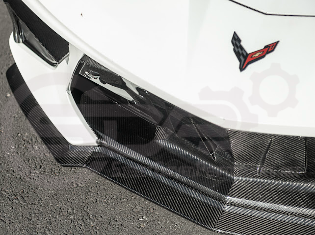 2020-Up Corvette C8 STINGRAY & Z51 | Z06 Z07 Package Front Bumper Lip Splitter Ground Effects