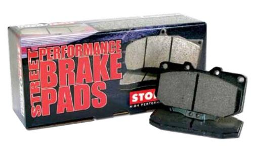 Stoptech Posi-Quiet OE rear brake caliper pads for 2006-2008 Jeep Grand Cherokee SRT-8 and 2008 Dodge Challenger SRT-8.