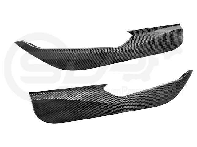 2020-Up Corvette C8 | CARBON FIBER Door Kick Guard Panel Lower Pocket Cover Pair