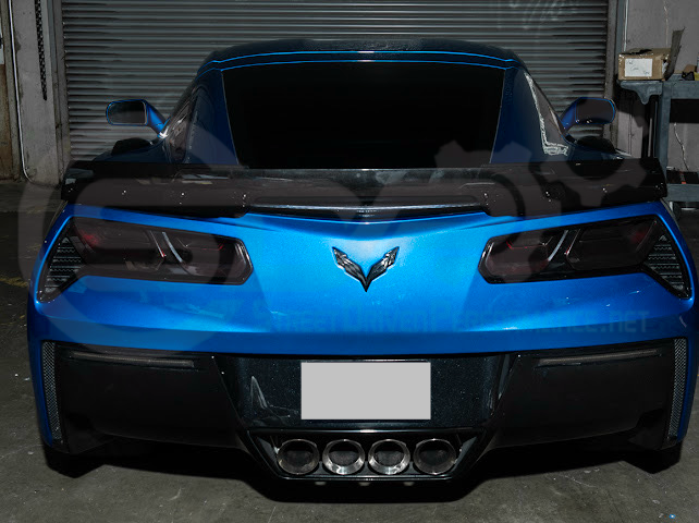 2014-2019 Chevrolet Corvette C7 | Rear Diffuser Smoke or Clear Lens LED Reflector Light Pair