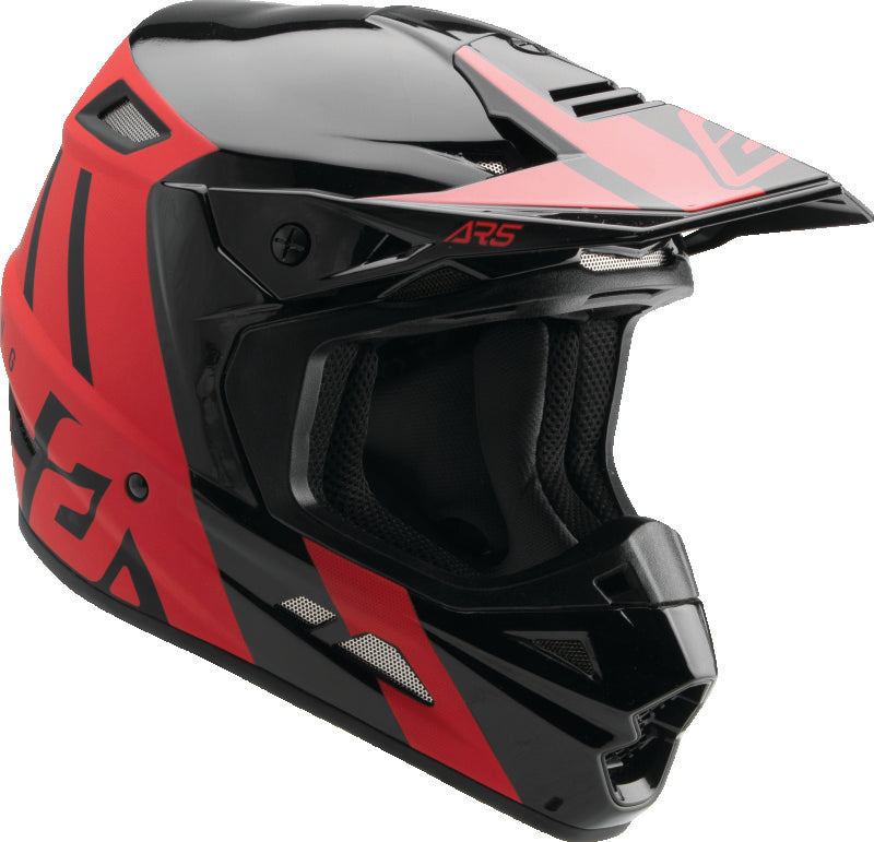Answer AR5 Crypto helmet Mips in red and black, XL size, featuring a sleek design for motorcycle or biking safety.