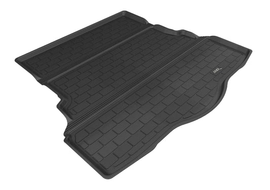 Black 3D MAXpider cargo liner for Ford Fusion 2013-2020, durable rubber floor mat with textured surface for cargo protection.