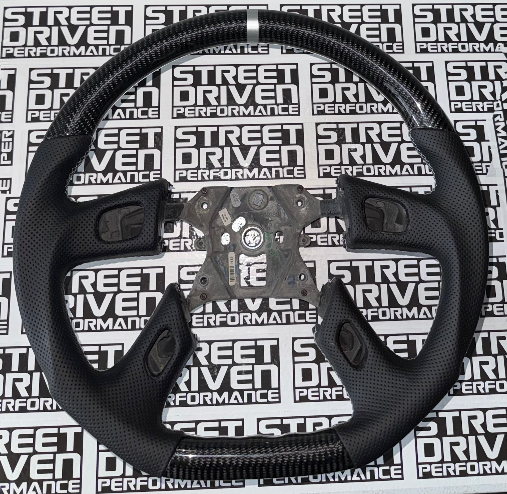 2003 - 2008 TBSS Trailblazer, Chevrolet Silverado / GMC Sierra (1500, 2500, & 3500) & H2 Hummer - Carbon Fiber / Leather Steering Wheels (IN STOCK READY TO SHIP)