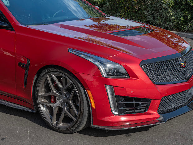 2016+ Cadillac CTS-V V3 - Front Lip Splitter Ground Effects