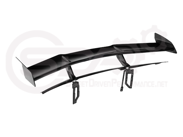 2020-UP CORVETTE C8 STINGRAY & Z51 | ZR1 STYLE CARBON FLASH REAR HIGH WING SPOILER BRACKET