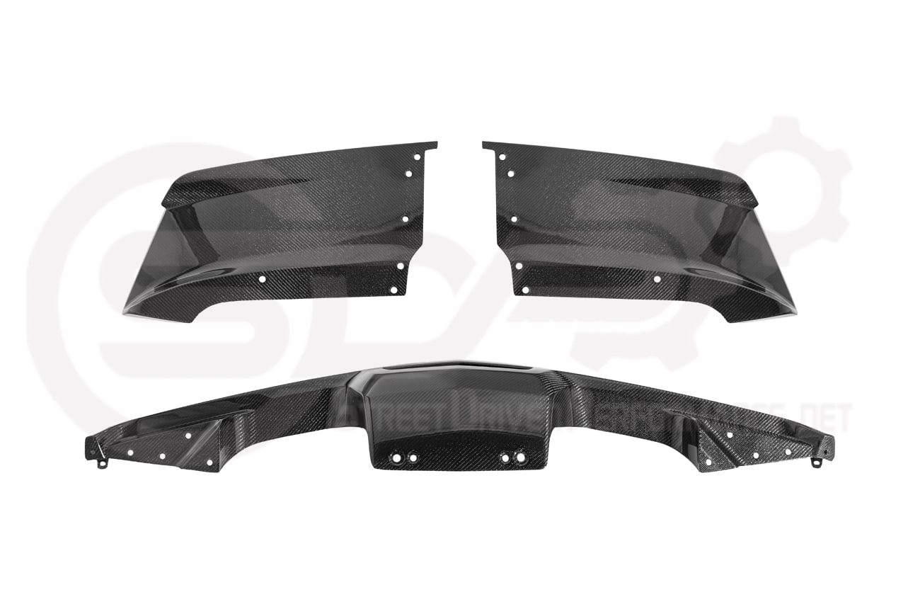 2016-2019 CADILLAC ATS-V SEDAN & COUPE | FACTORY REPLACEMENT STYLE CARBON FIBER REAR BUMPER DIFFUSER