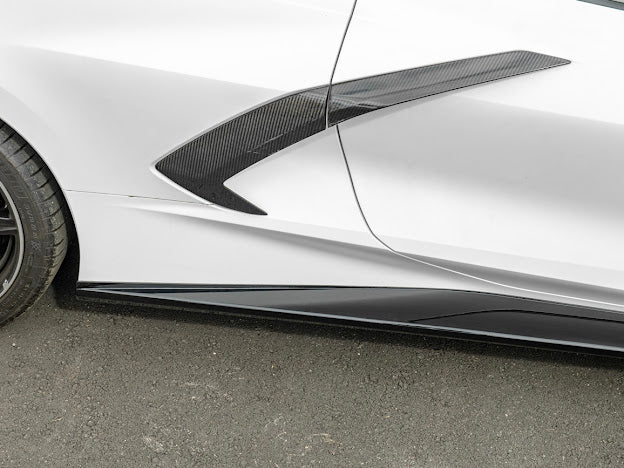 2020+ CHEVROLET CORVETTE C8 | SDP PERFORMANCE STYLE SIDE SKIRTS ROCKER PANELS GROUND EFFECTS