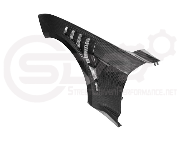 2018-2023 Ford Mustang S550 | GT500 Style Carbon Fiber Front Side Vented Fenders PAIR