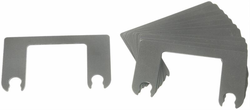Moog 1/16 inch white tandem suspension shim for Volvo vehicle alignment, used in suspension and alignment kits.