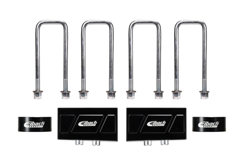 Eibach Ford F-150 Powerboost rear lift blocks, 1.5-inch height, designed for 21-26 model trucks, part of lift kits for improved ground clearance.