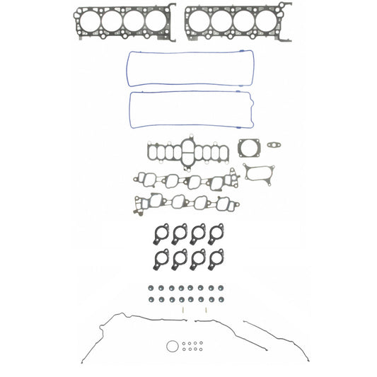 Fel-Pro Ford F-150 HS 9790 PT-9 PermaTorque engine cylinder head gasket set showing multiple gaskets and sealing surfaces.