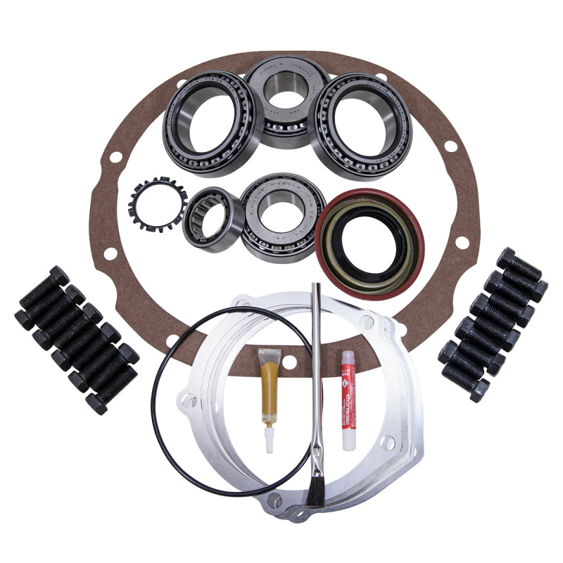 Yukon Gear & Axle USA Standard Master Overhaul Kit for Ford 9in Differential with Daytona Pinion Support, including various internal components.
