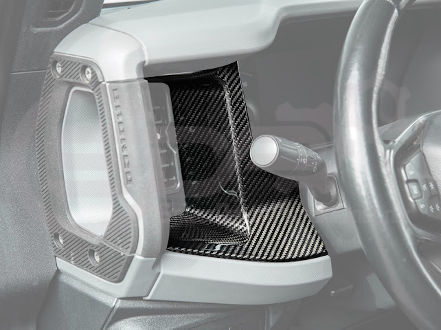 2021-UP FORD BRONCO CARBON FIBER DRIVER SIDE AC OUTLET VENT COVER