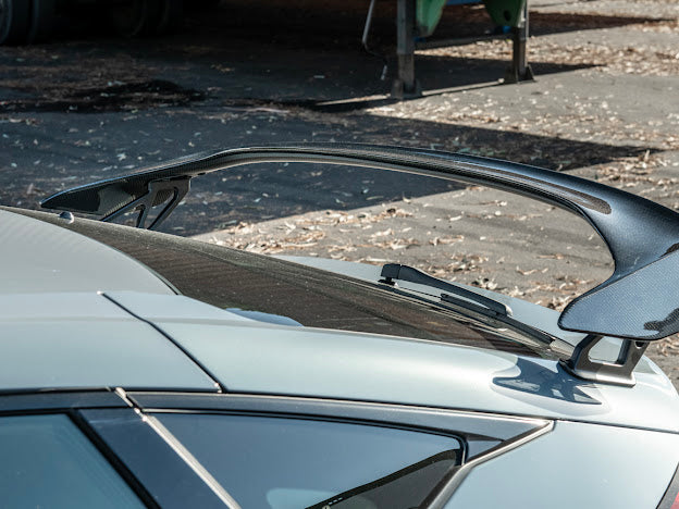 2023-UP HONDA CIVIC FL5 TYPE-R | JDM FACTORY STYLE CARBON FIBER REAR HIGH WING SPOILER