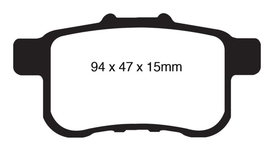 EBC Greenstuff rear brake pads installed on 2009-2014 Acura TSX 2.4, high-performance brake components for enhanced stopping power.