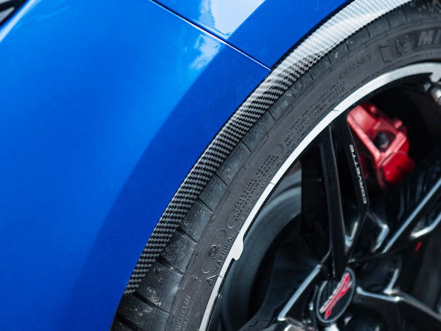 2020+ CHEVROLET CORVETTE C8 CARBON FIBER SIDE WHEEL FENDER PAIR