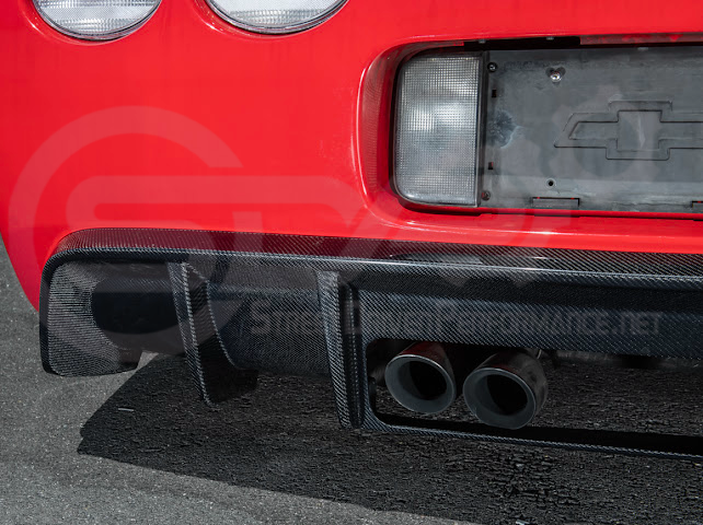 1997-2004 Chevrolet Corvette C5 | SDP Performance style CARBON FIBER Rear Bumper Finned Diffuser
