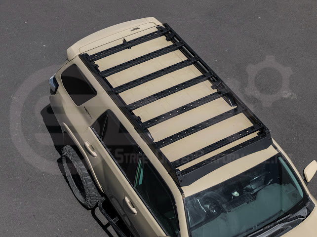 2010-2024 Toyota 4Runner | Carbon Steel Black Top Roof Rack Cargo Carrier