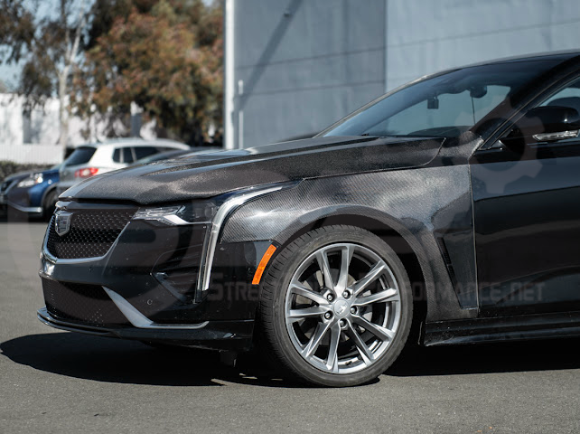 2020-UP CADILLAC CT4 & CT4 V |BLACKWING STYLE FRONT SIDE VENTED FENDERS