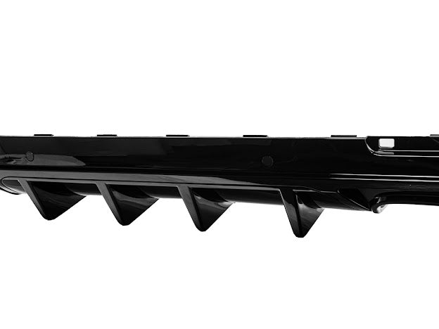 2015-UP DODGE CHALLENGER | SRT TRACK PACKAGE GLOSS BLACK REAR DIFFUSER