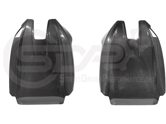 2021+ BMW G87 G80 G82/G83 M2 M3 M4 | DRY CARBON FIBER TAPE-ON FULL SEAT BACK HEADREST COVER PAIR