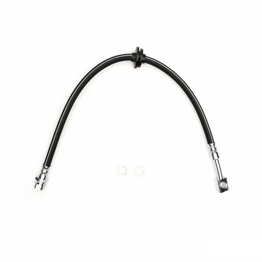 DFC brake line kit for 2008-2009 Pontiac G8 rear brake hose, showing the flexible metal brake line and fittings.