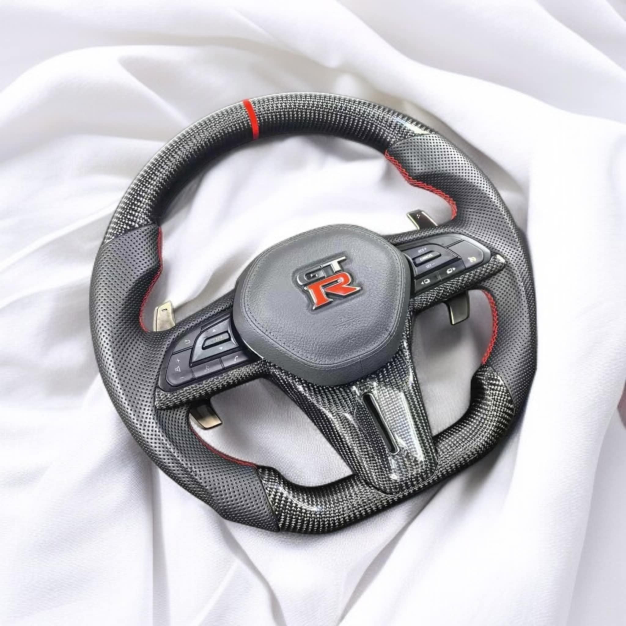 2009 - 2026 Nissan GTR Custom Carbon Fiber Steering Wheel with options