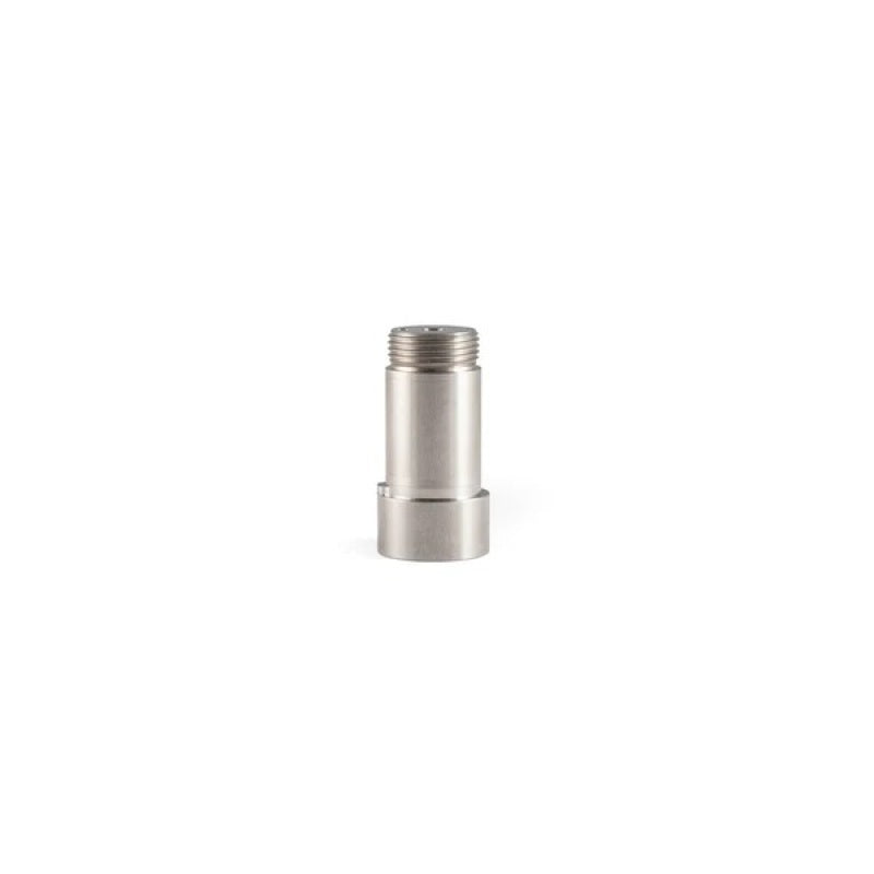 Kartboy StackLock Tarmac shift knob kit with white Delrin ball, stainless steel core, and black and red trim rings