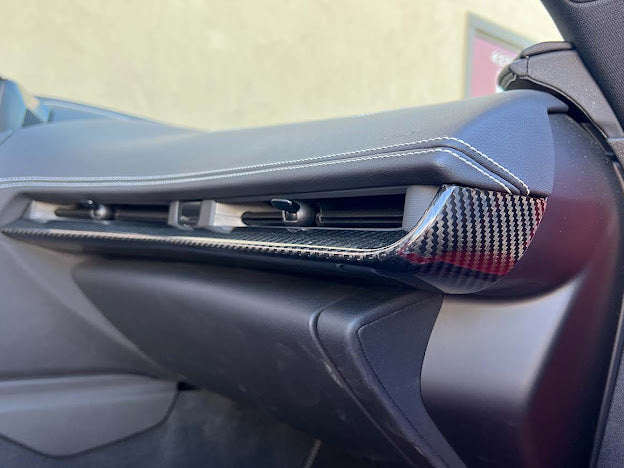 2020+ CHEVROLET CORVETTE C8 CARBON FIBER INTERIOR OVERLAY DASH TRIM