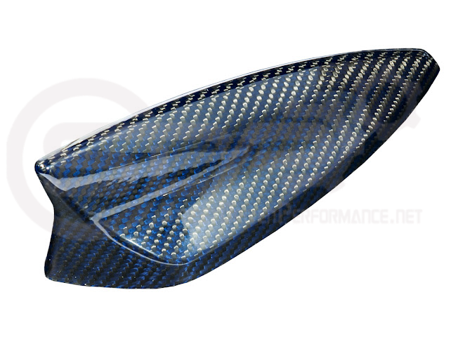 2014-Up Cadillac ATS CTS CT4 CT5 Blue Carbon Fiber Shark Fin Antenna Cover