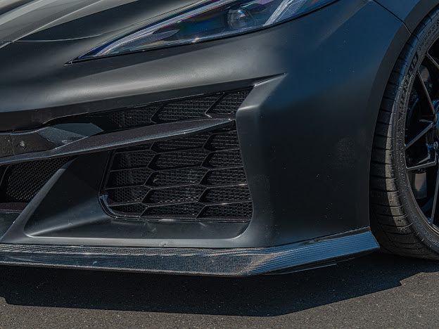 2023+ CORVETTE C8 Z06 & E-Ray | 3-PIECES FRONT LIP SPLITTER GROUND EFFECTS