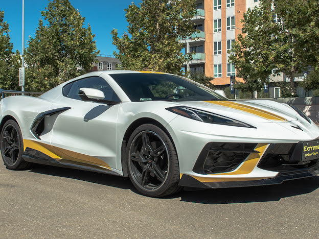 2020+ C8 Corvette | "5VM Style" Side Skirt Rocker Panel Ground Effects