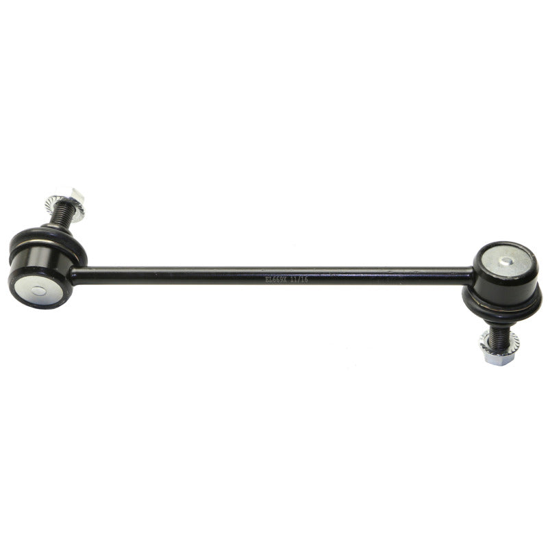 Moog rear right sway bar endlink kit for Honda Ridgeline 2006-2014, showing the metal sway bar link with rubber bushings.
