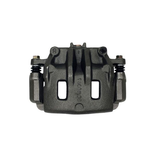 PowerStop OE front left brake caliper with bracket for Kia Sedona 2002-2004, automotive replacement part.