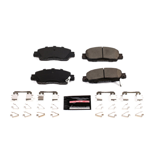PowerStop Z23 Evolution Sport brake pads for 2016-2017 Honda Accord front, with hardware, high-performance brake component
