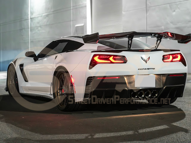 2014-2019 CORVETTE C7 SMOKE / CLEAR LENS REAR TAILLIGHT