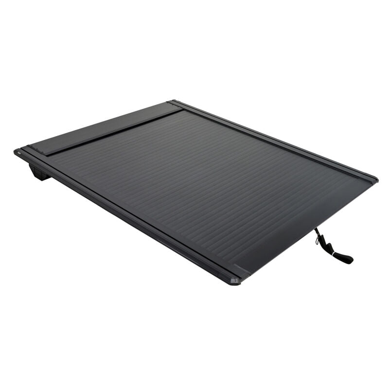 Westin black roll-up tonneau cover for Ford F-250/F-350/F-450/F-550 SD 6ft 10in bed, manual retractable truck bed cover