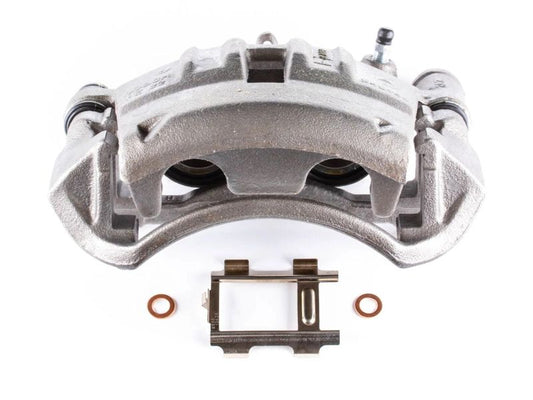 PowerStop OE brake caliper with bracket for Dodge Sprinter 2500 front or rear right, showing the metallic caliper and mounting components.