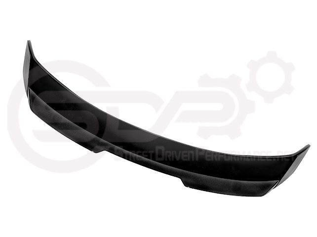 2024-UP FORD MUSTANG | DARKHORSE STYLE GLOSSY BLACK REAR TRUNK LID GURNEY FLAP WICKERBILL WING SPOILER