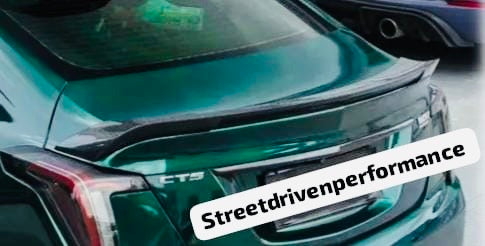 2020-Present Cadillac CT5 Sport / CT5-V / CT5-V Blackwing | SDP Street Style DRY CARBON FIBER Rear Trunk Spoiler Wing