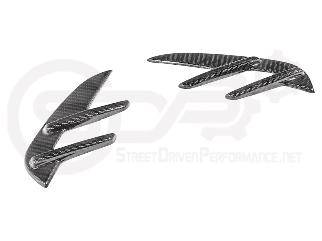 2021-UP BMW G82 G83 M4 | FACTORY REPLACEMENT CARBON FIBER SIDE FENDER VENT TRIM COVERS PAIR
