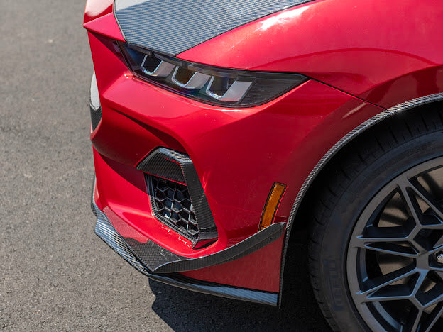 2024-Up Mustang GT S650 | CARBON FIBER Front Side Grille Insert Replacement Pair