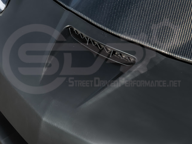2005-2013 CHEVROLET CORVETTE C6 BASE | C6 ZR1 STYLE PRIMER BLACK FULL FRONT BUMPER CONVERSION KIT