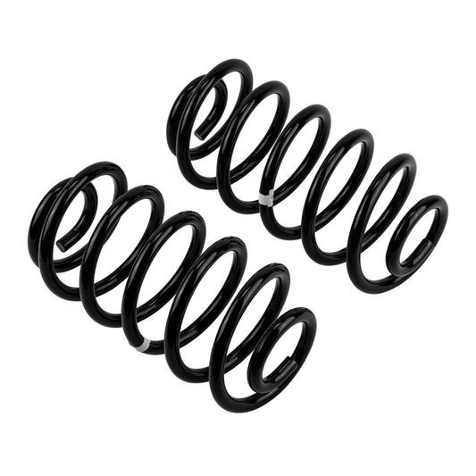 Old Man Emu rear coilover coil spring for Jeep TJ Unlimited, durable suspension component for off-road driving.