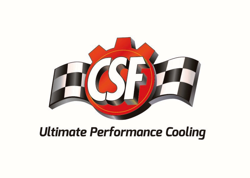CSF Chevrolet Silverado 6.6L Turbo Diesel Charge-Air-Cooler intercooler with aluminum fins and inlet/outlet ports for improved engine cooling.